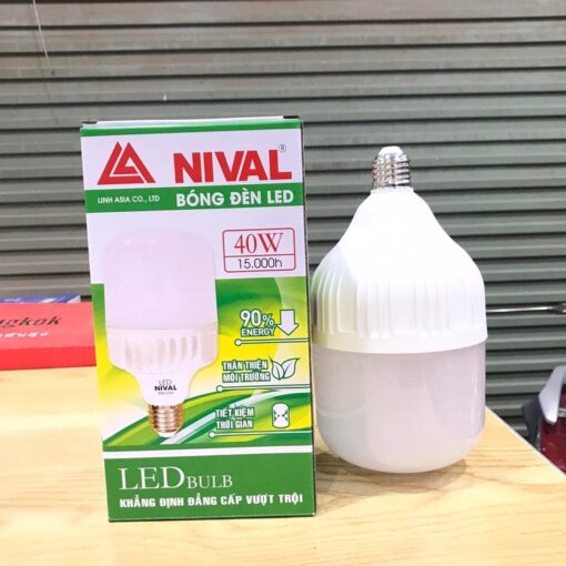 Bóng Đèn Led - Bóng Đèn Đui Xoáy - Cao Cấp Nival 30w/40w/50w