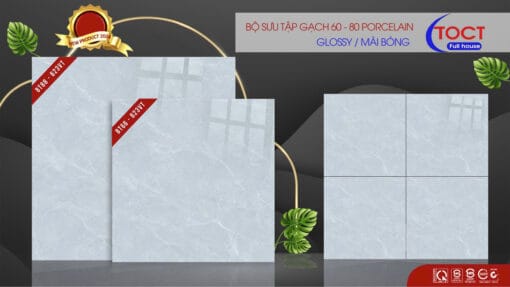 GẠCH LÁT NỀN 80X80 MEN VI TINH BT88-623